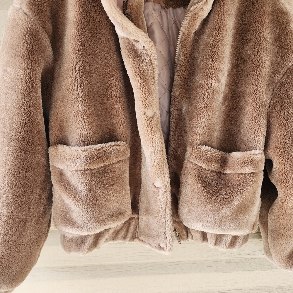 Blanknyc Bicoastal teddy jacket size XS - Picture 6 of 15